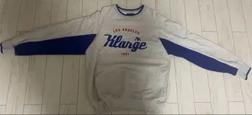 XLARGE 그레이 네이비 트레이닝복 맨투맨 M 사이즈