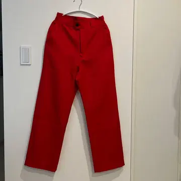 ( H / 아쉬 ) 빨간색 슬랙스 스트레이트