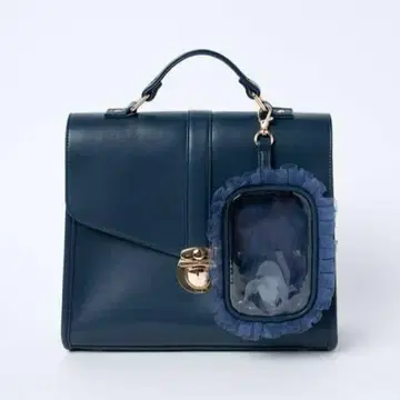 WEGO 위고 레터 플랩 숄더 네이비