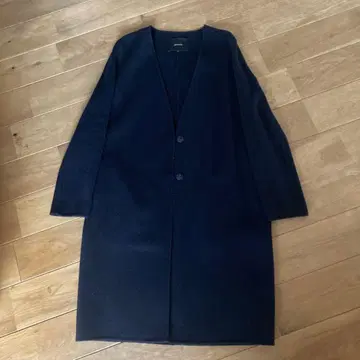 alurevile 네이비 노카라 코트 [ 2 ]