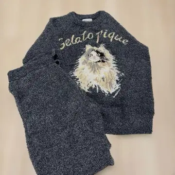 Gelato pique 고양이 룸웨어 상하의 세트
