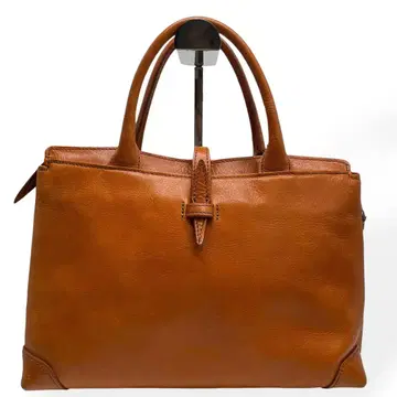 컨디션 최상 Dakota 다코타 핸드백 브라운 가죽 천연 가죽