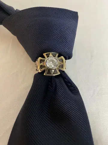 넥타이 반지 실버 925 반지