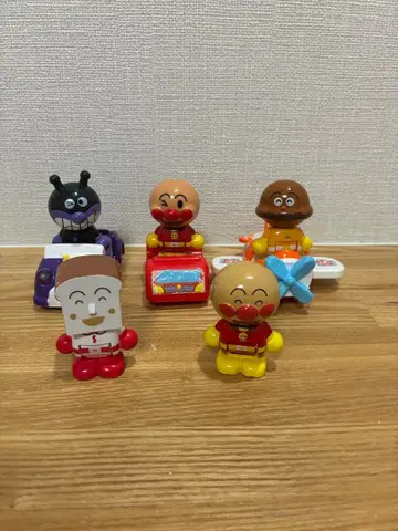 호빵맨 하우스 인형 탈것 세트