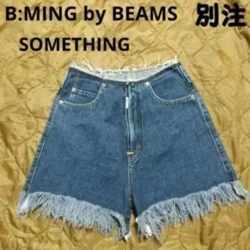 B:MING by BEAMS 별주 썸씽 데님 숏팬츠