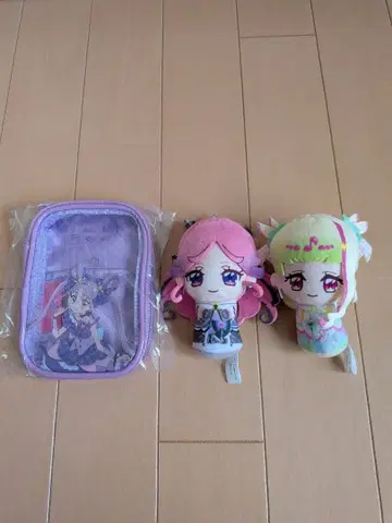 너와 아이돌 프리큐어 외출 데려가 봉제 인형 컬렉션 파우치