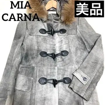 [새상품급] MIA CARNA NICHIWA 무스탕 더플 코트 그레이