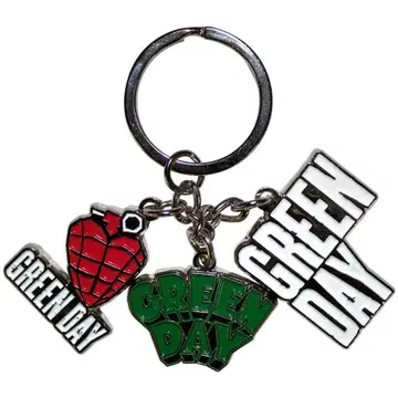 GREEN DAY 메탈 키링 미사용 새상품