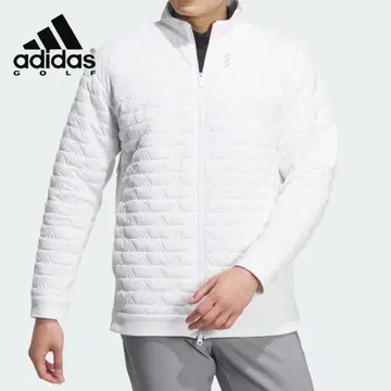 [M] 가을/겨울 아디다스 골프 코드 카오스 충전솜 퀼트 자켓 화이트