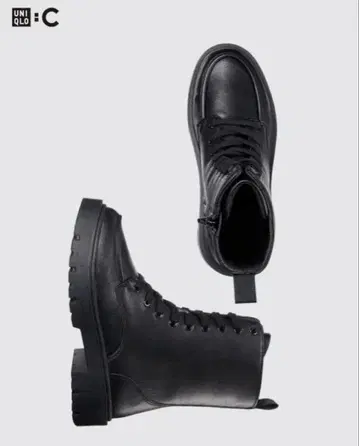 [ 시착만 한 상품 ] UNIQLO C 네이비터치 레이스업 숏부츠