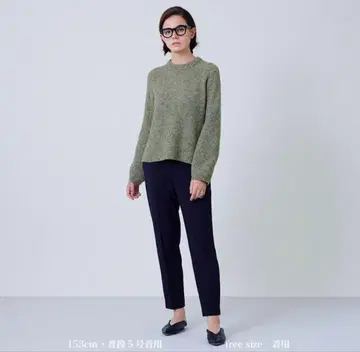 YONFA 욘파 긴팔 믹스 스웨터 니트