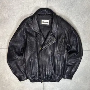가죽 자켓 더블 라이더스 천연 가죽 90s 트라이앵글 바이커 육중한