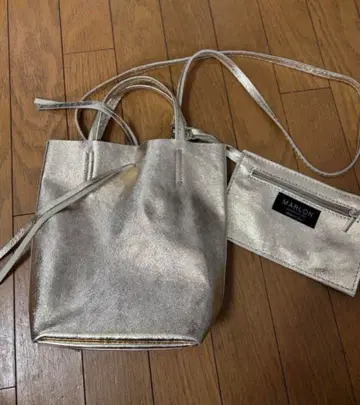 MARLON 골드 토트백 이탈리아제