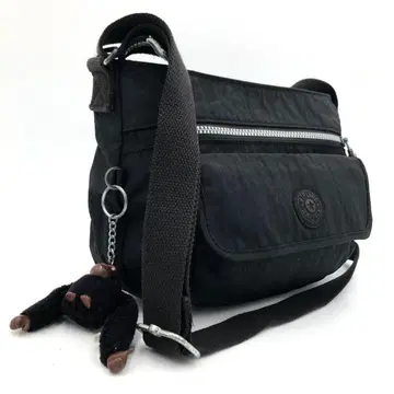 키플링 숄더백 블랙 나일론 미니 사코슈 사선 크로스백