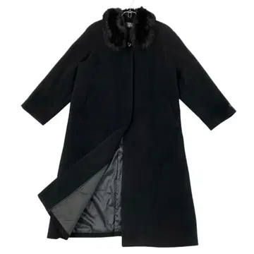 새상품급 BELTA BUONO 캐시미어 스텐카라 코트 여성용 11 블랙