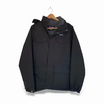Patagonia 블랙 후드 부착 자켓 M