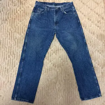 Wrangler 스트레이트 데님 팬츠 파랑