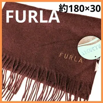 새상품 FURLA 훌라 머플러 캐시미어 100 여성용