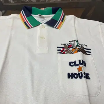 까스텔바작 CLUB HOUSE 피케 셔츠 화이트
