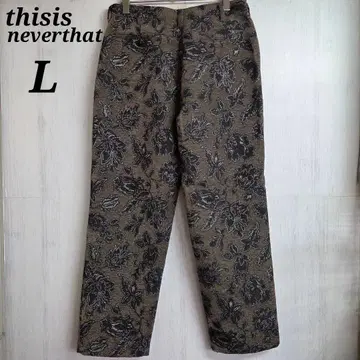thisisneverthat Flower work pants L