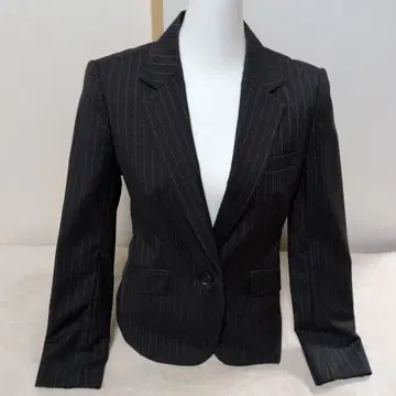 다크 그레이 스트라이프 비즈니스 자켓