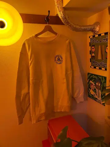 화이트 맨투맨 XL