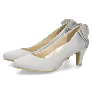 펌프스 실버 새틴 25.5cm