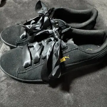 PUMA 블랙 스니커즈 8 (US) 상자 없음