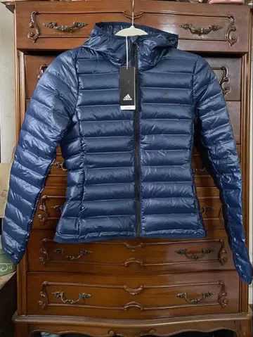 아디다스 다운 자켓 M 네이비