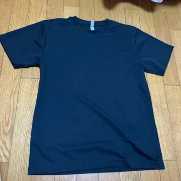 야마오카가 블랙 T셔츠 트레이닝복 M 사이즈 2점 백 프린트