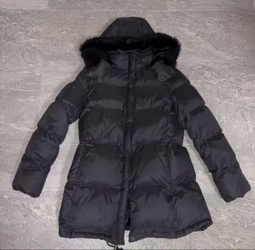 MK KLEIN + 미쉘클랑 40 다운 코트 A라인 코트 블랙