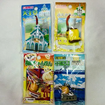 [나가사키 한정판] 지역 큐피 4종 세트 천주당/카스테라/짬뽕/군함도