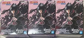 NARUTO 우치하 사스케 VIBRATION STARS 피규어 3개 세트