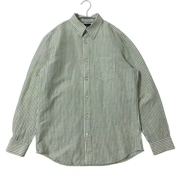 바나나리퍼블릭 긴팔 셔츠 린넨 코튼 스트라이프 00년대 해외 구제 의류