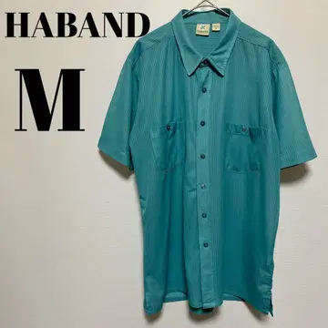 하밴드 HABAND 반팔 셔츠 M 사이즈 나일론 100%