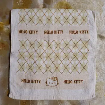 헤이세이 레트로 산리오 HELLO KITTY 헬로키티 페이스 타월