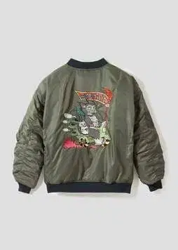 [ 미착용 새상품 ] 그라니프 이시쿠로 아야코 카키 XL MA-1 자켓