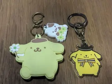 산리오 폼폼푸딩 키링 2세트