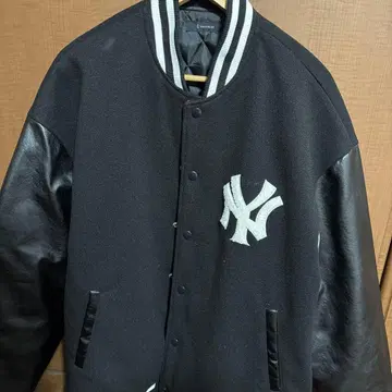 RAGEBLUE 바시티 자켓 블랙 6