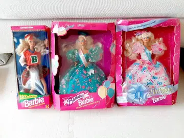 바비 빈티지 바비 인형 90s 벌스데이 3세트
