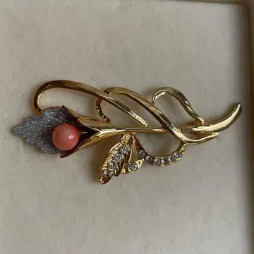 골드 컬러 브로치