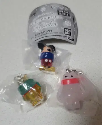 디즈니 캐릭터 메지루시 액세서리 WINTER 3종 세트