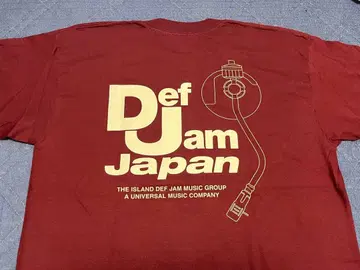 Def Jam Japan T셔츠 버건디