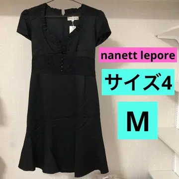 [ 미사용 택 포함 ] nanette lepore 나넷 레포 원피스 블랙