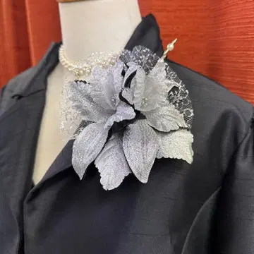 실버 계열 코사지 2세트