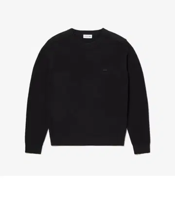 새상품급 라코스테 M 블랙 미들 게이지 밀리터리 니트 스웨터