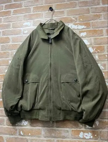 스웨이드 자켓 카키 구제 의류