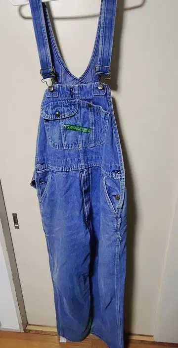 KEY 데님 오버롤