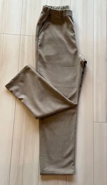 따뜻한 소프트 코듀로이 팬츠 베이지