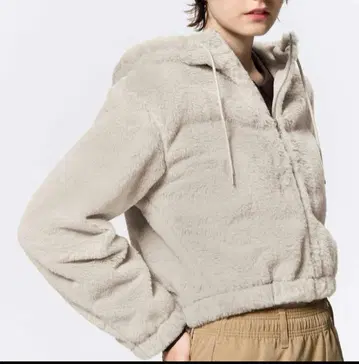 지유 퍼 후디 자켓